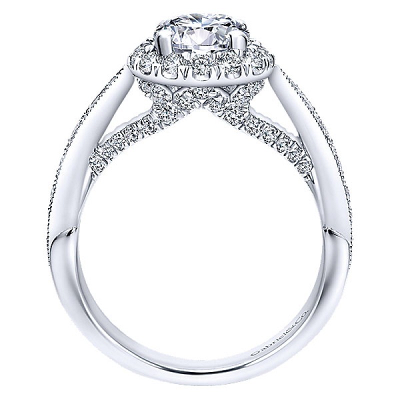 Gabriel & Co. 14KW. Gold Dia Ring ER12606R4W44JJ