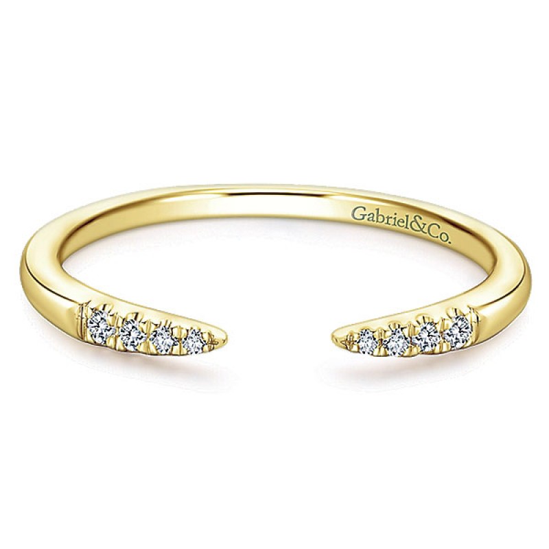 Gabriel & Co. 14k Yellow Gold Diamond Stackable LR51177Y45JJ
