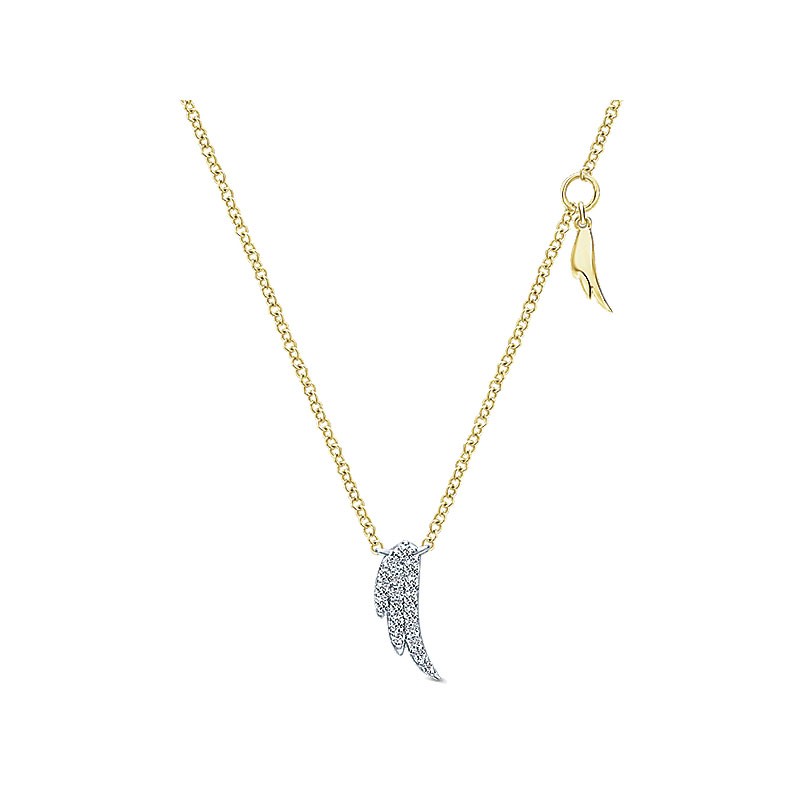 Gaby Necklace 14k Yellow Gold Diamond Fashion