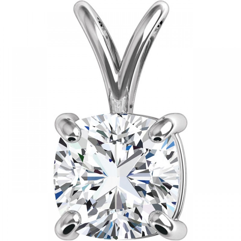 Grace Cushion Pendant by DIAMELIA