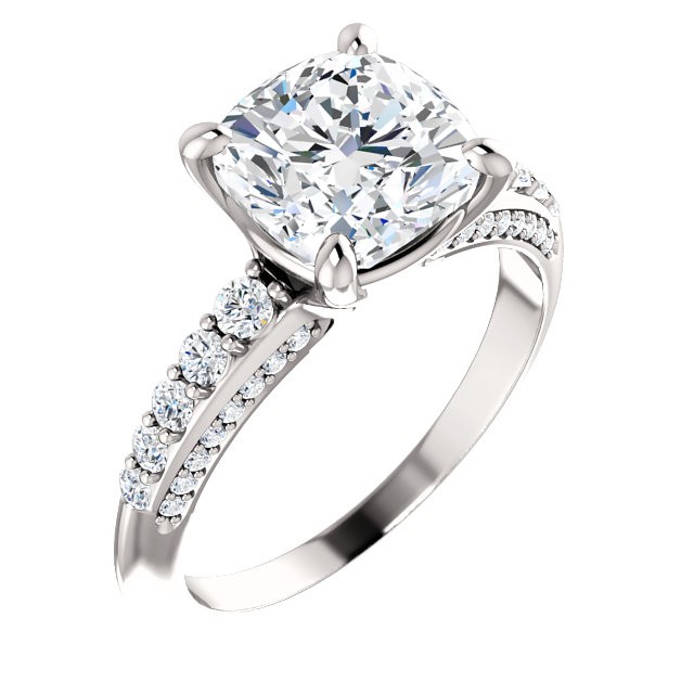 Zara Engagement Ring Pavé Engagement Rings