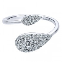 14k White Gold Diamond Fashion Ring LR50956W45JJ