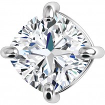 Claire Cushion Slide Pendant by DIAMELIA
